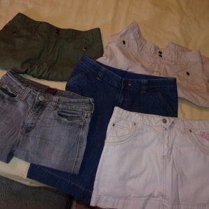 Girls Sz 16 jeans capris shorts Underground Soul